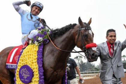 Two-time Dirt Mile Champion Golden Scents: Stars on and off the track