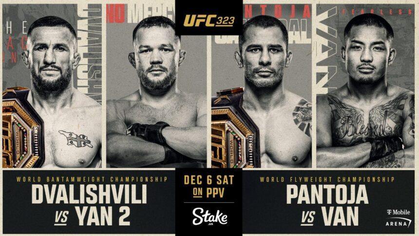 UFC 323, Merab Dvalishvili, Petr Yan, Results, Alexandre Pantoja, Joshua Van, UFC