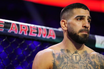 Ilia Topuria introduced by UFC Octagon announcer Bruce Buffer