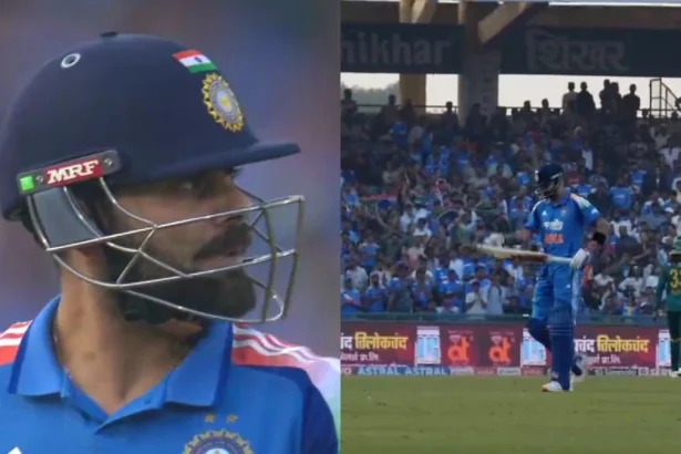 Virat Kohli Furious After Getting Out In Raipur ODI Vs South Africa Harms Himself In Rage