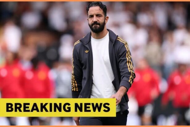 Manchester United manager Ruben Amorim