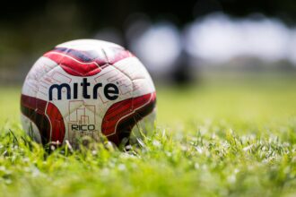 Mitre Football close-up