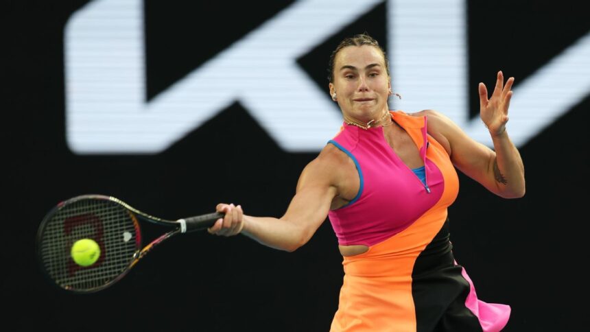 Aryna Sabalenka overcomes 'tricky start' to open Australian Open