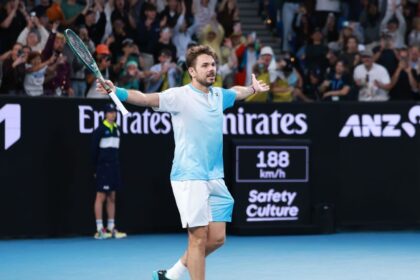 Stan Wawrinka advances to the third round of a slam, unusual for a 40-year-old