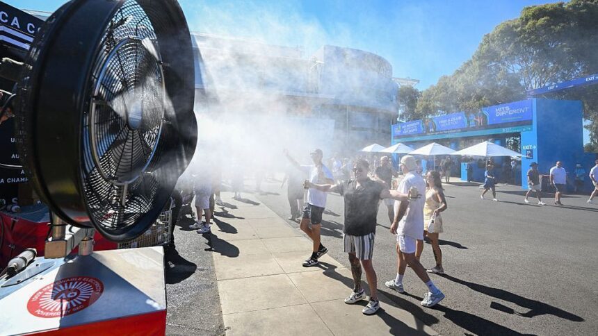 Australian Open Live: 10th day schedule changed due to 45 degree temperature forecast at Melbourne Park