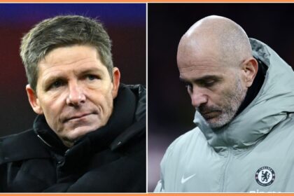 Oliver Glasner and Enzo Maresca