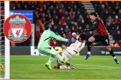 Liverpool concede the opening goal against Bournemouth