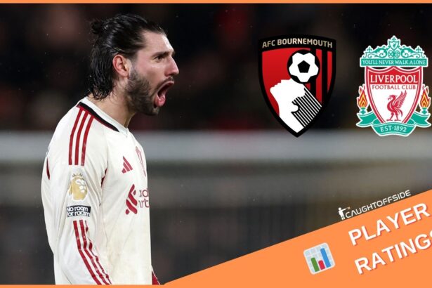 Dominik Szoboszlai celebrates scoring for Liverpool against Bournemouth