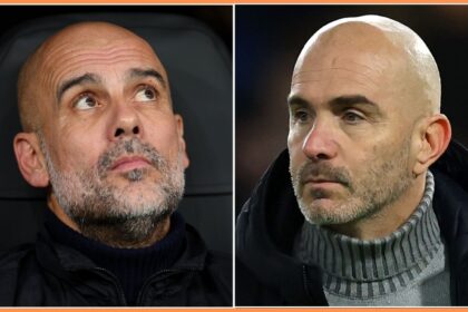 Pep Guardiola and Enzo Maresca