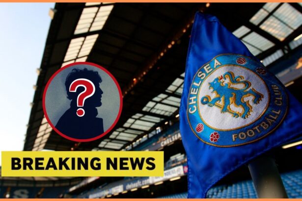 Chelsea FC corner flag and