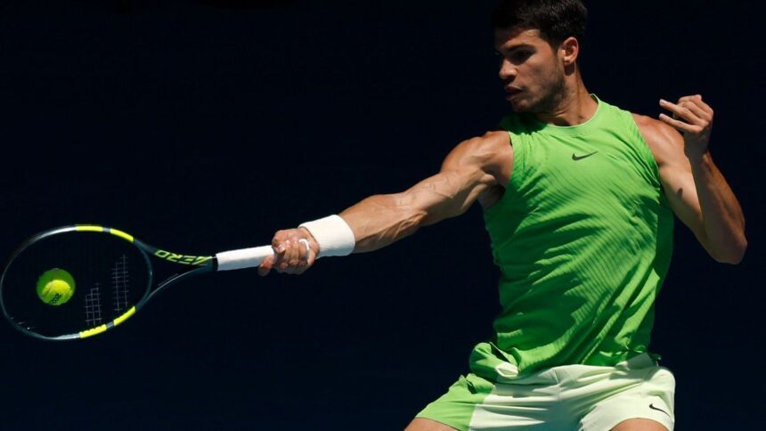 Carlos Alcaraz advances to Australian Open quarterfinals