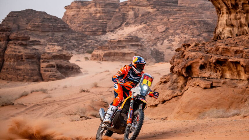 Daniel Saunders maintains lead in 2026 Dakar, Honda advances to Stage 3