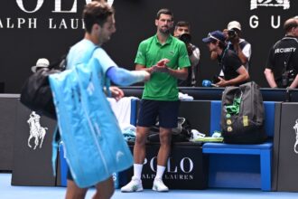 Djokovic advances to Australian Open semi-finals as Musetti retires due to injury
