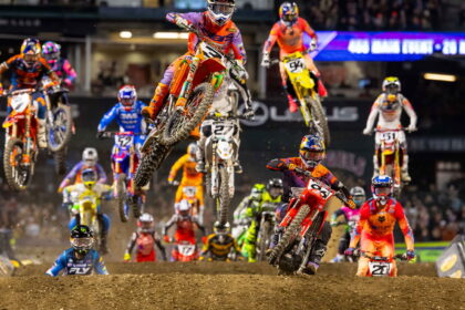 Eli Tomac doubles at San Diego AMA Supercross after late game against Hunter Lawrence