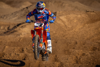 Eli Tomac on KTM 450 SX-F. Credit: KTM/Simon Cudby.