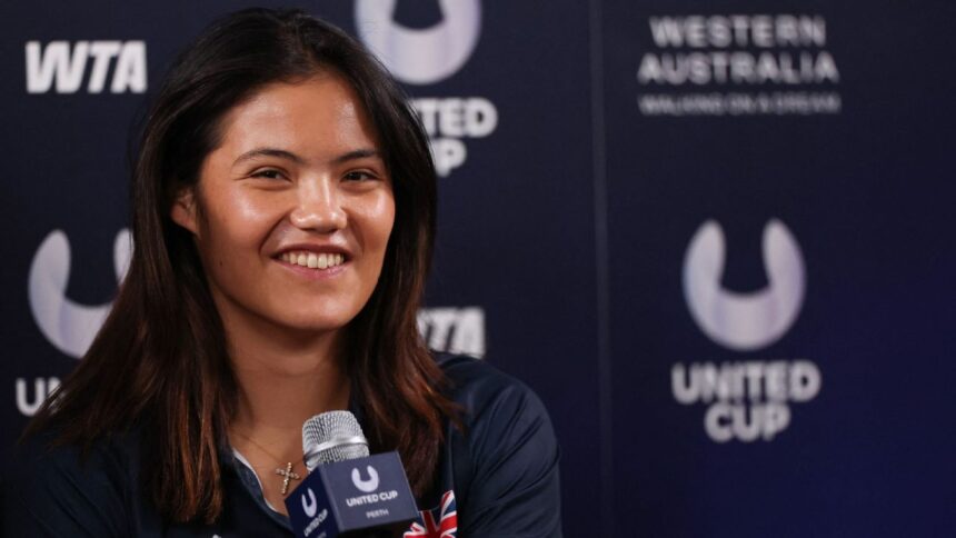 Emma Raducanu absent from United Cup match against Naomi Osaka