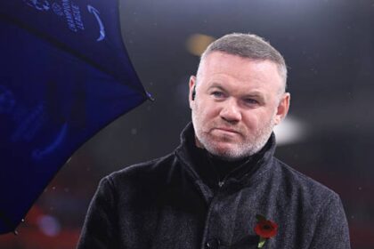 Wayne Rooney looks on before the UEFA Champions League 2025/26 match