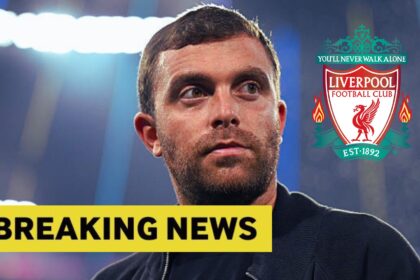 Fabrizio Romano looks on during the UEFA Champions League Final 2025 between Paris Saint-Germain and Inter Milan at Munich Football Arena on May 31, 2025 in Munich, Germany.