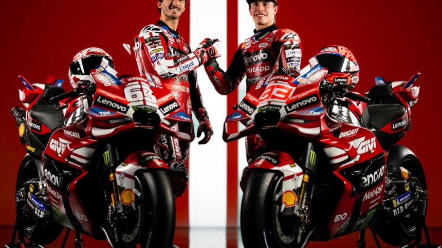 First look: Marc Marquez and Francesco Bagnaia's new Ducati MotoGP livery