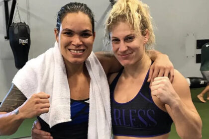 Amanda Nunes and Kayla Harrison