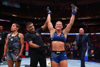 Kayla Harrison's manager gives update on neck surgery and future