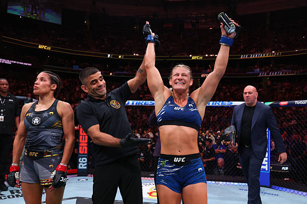 Kayla Harrison's manager gives update on neck surgery and future