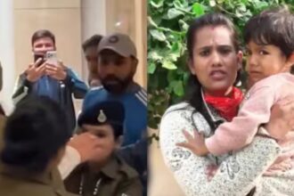 Rohit Sharma Grabbed By Woman