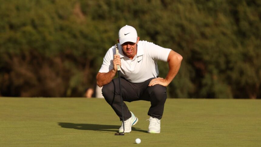 Rory McIlroy opens Dubai Desert Classic with an eight-stroke lead over Molinari