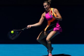 Sabalenka beats 'incredible' Potapova to advance to Australian Open