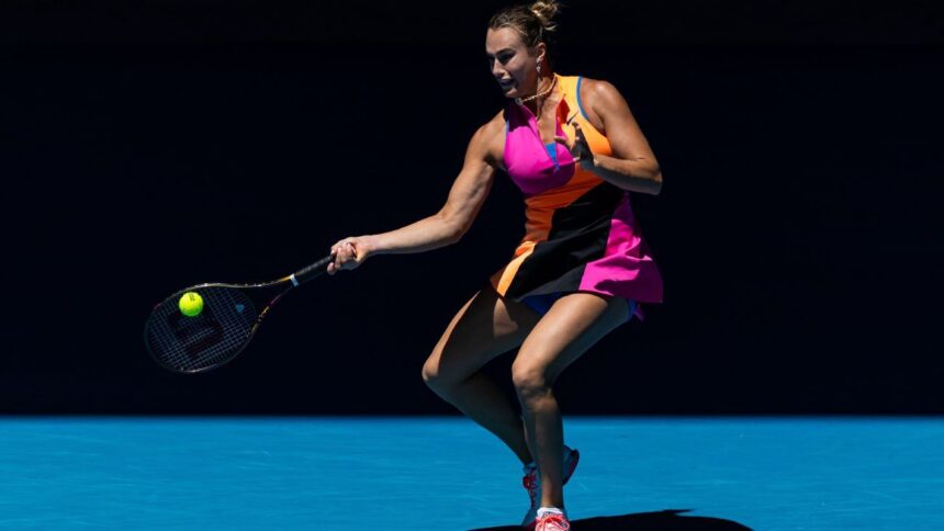 Sabalenka beats 'incredible' Potapova to advance to Australian Open