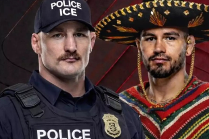 Sean Strickland Sparks Backlash Over ICE Agent Photoshop Ahead of UFC Houston Bout