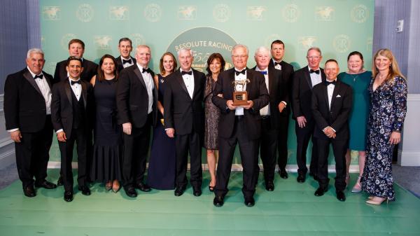 Sovereignty, winner of Horse of the Year, the centerpiece of the 2025 Resolute Racing Eclipse Awards