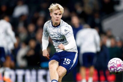 Spurs are interested in signing the English talent, who is valued at £42m.