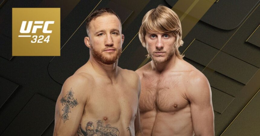 UFC 324: Gaethje vs Pimblett