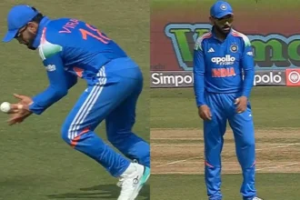 Virat Kohli Left Red Faced As Frustration Boils Over After Bizarre Fielding Error In IND Vs NZ 3rd ODI