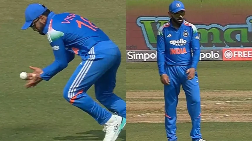 Virat Kohli Left Red Faced As Frustration Boils Over After Bizarre Fielding Error In IND Vs NZ 3rd ODI