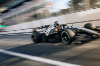 What happened during "debugging" on the first day of the 2026 F1 test?