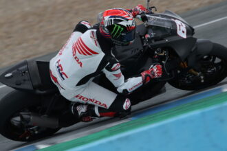 World superbike legend claims new contract, saying he has ``breathed a lot of life'' into Honda