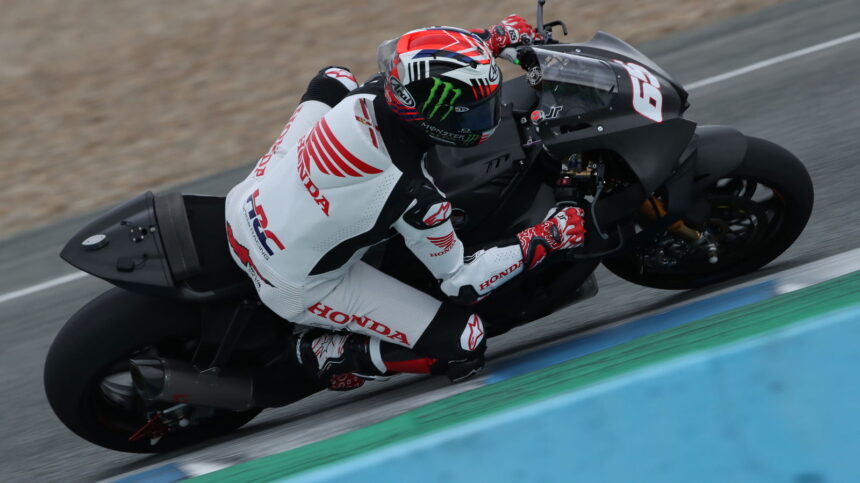 World superbike legend claims new contract, saying he has ``breathed a lot of life'' into Honda