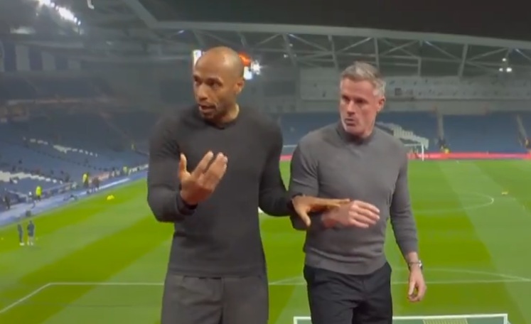 Thierry Henry and Jamie Carragher discuss the quality of Sunderland striker Brian Brobbey (video)