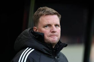 Newcastle manager Eddie Howe