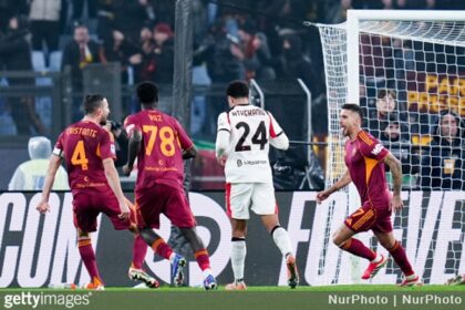 Roma 1-1 AC Milan: Pellegrini's penalty dents visitors' title hopes