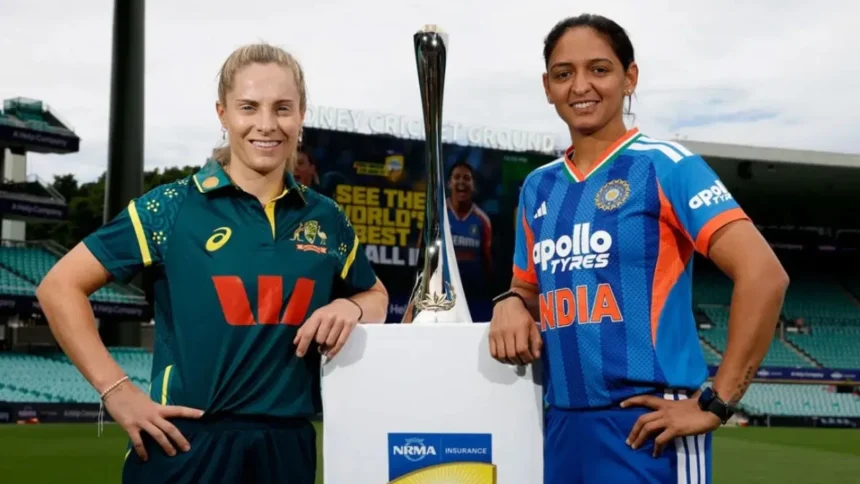 IND W Vs AUS W India Women Tour Of Australia 2026 1st T20I