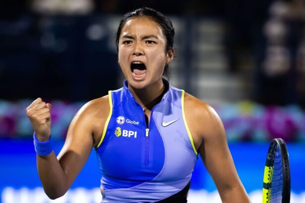 Alex Eala surprises Jasmine Paolini at Dubai Duty Free Tennis Championships