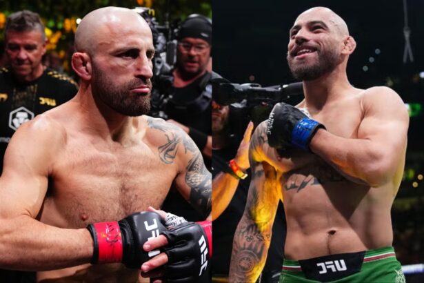 Alexander Volkanovski and Jean Silva