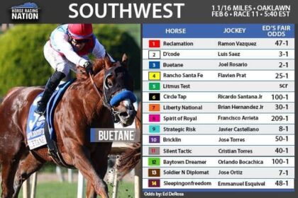 Asmussen has more than an outside chance.