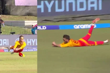 Brian Bennett Takes Best Catch Of T20 WC