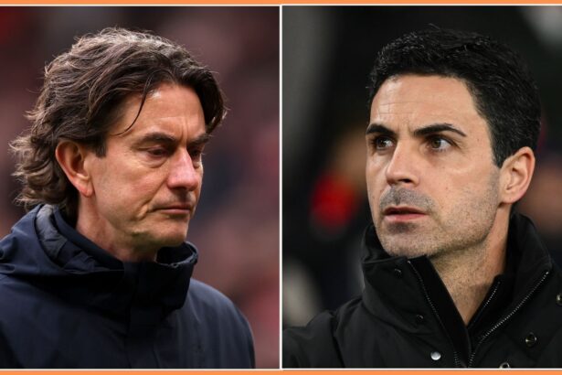 Thomas Frank and Mikel Arteta