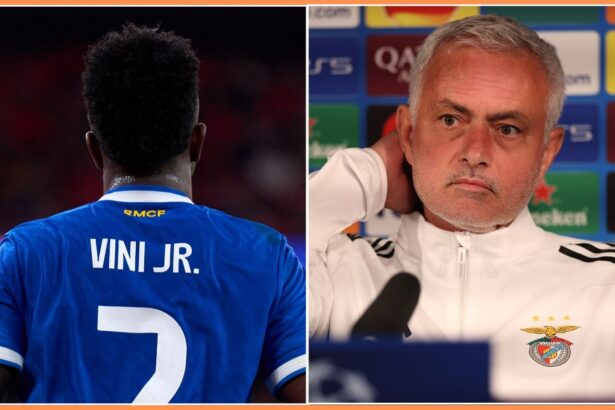 Vinicius Junior and Jose Mourinho