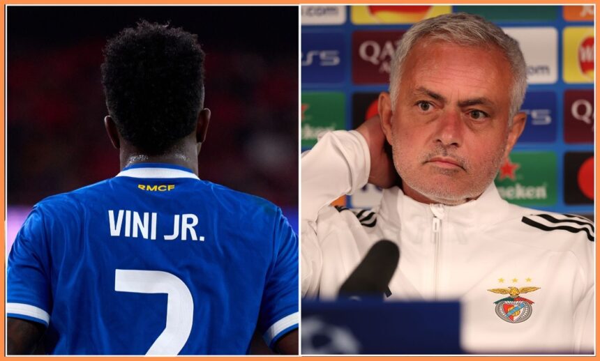 Vinicius Junior and Jose Mourinho